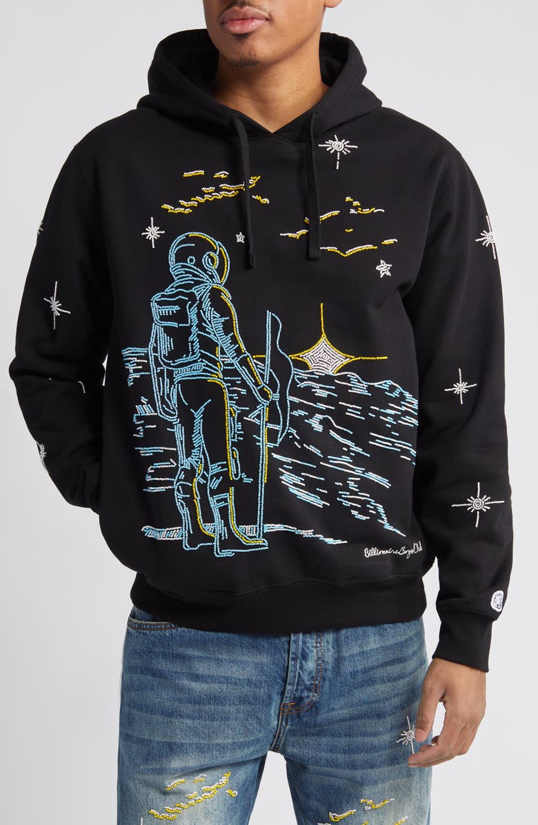 Billionaire Boys Club Night Sky Beaded Hoodie, Main, color, 
