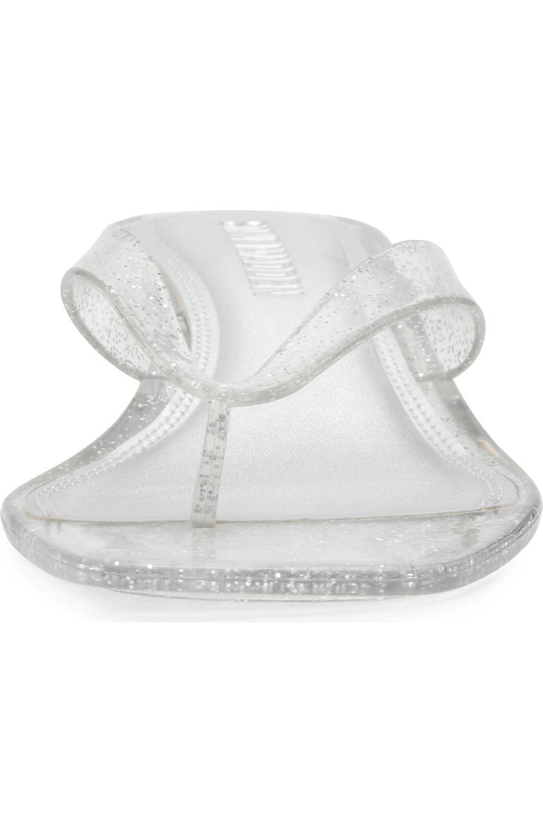 Steve Madden Tracie Kitten Heel Flip Flop, Alternate, color, Silver Glitter