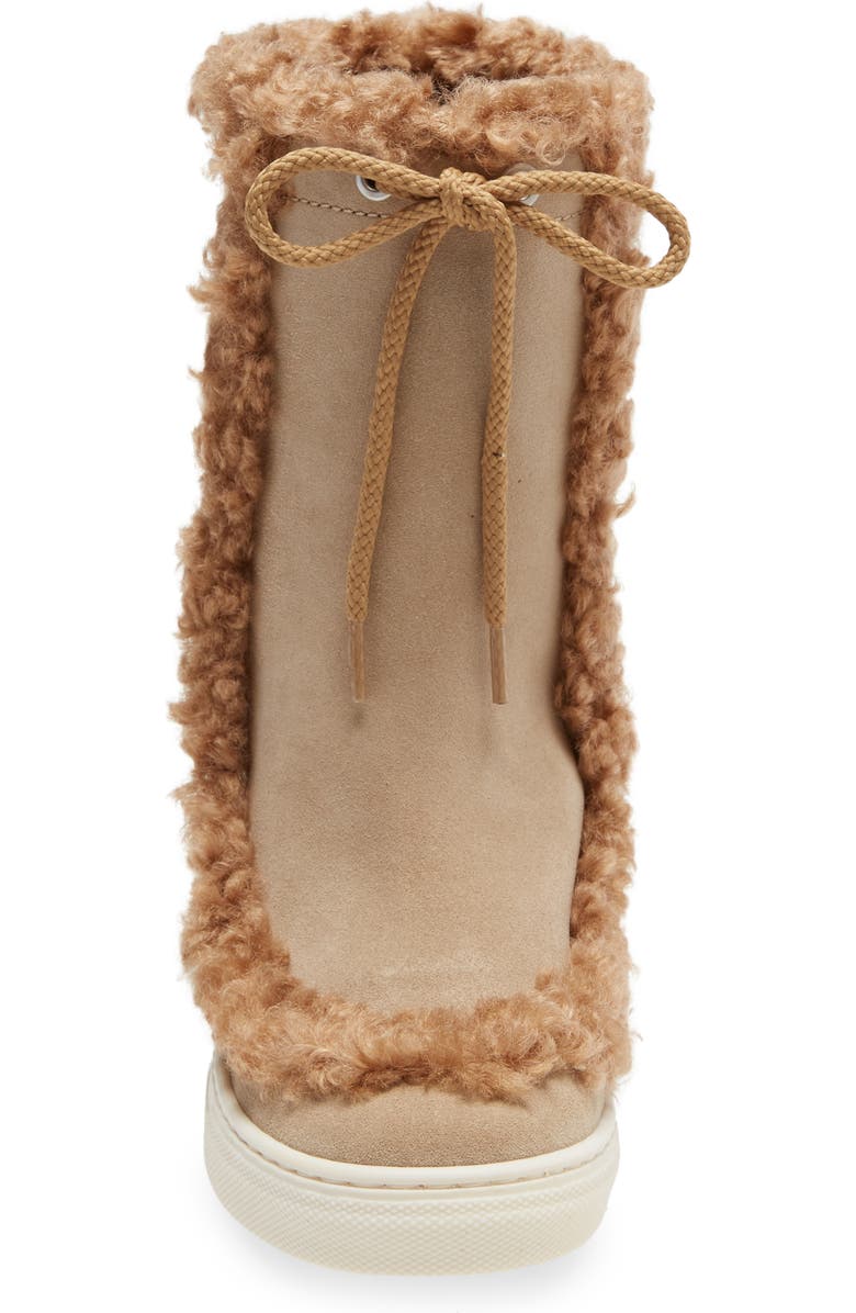 Moncler Petite Insolux Faux Fur Trim Boot, Alternate, color,