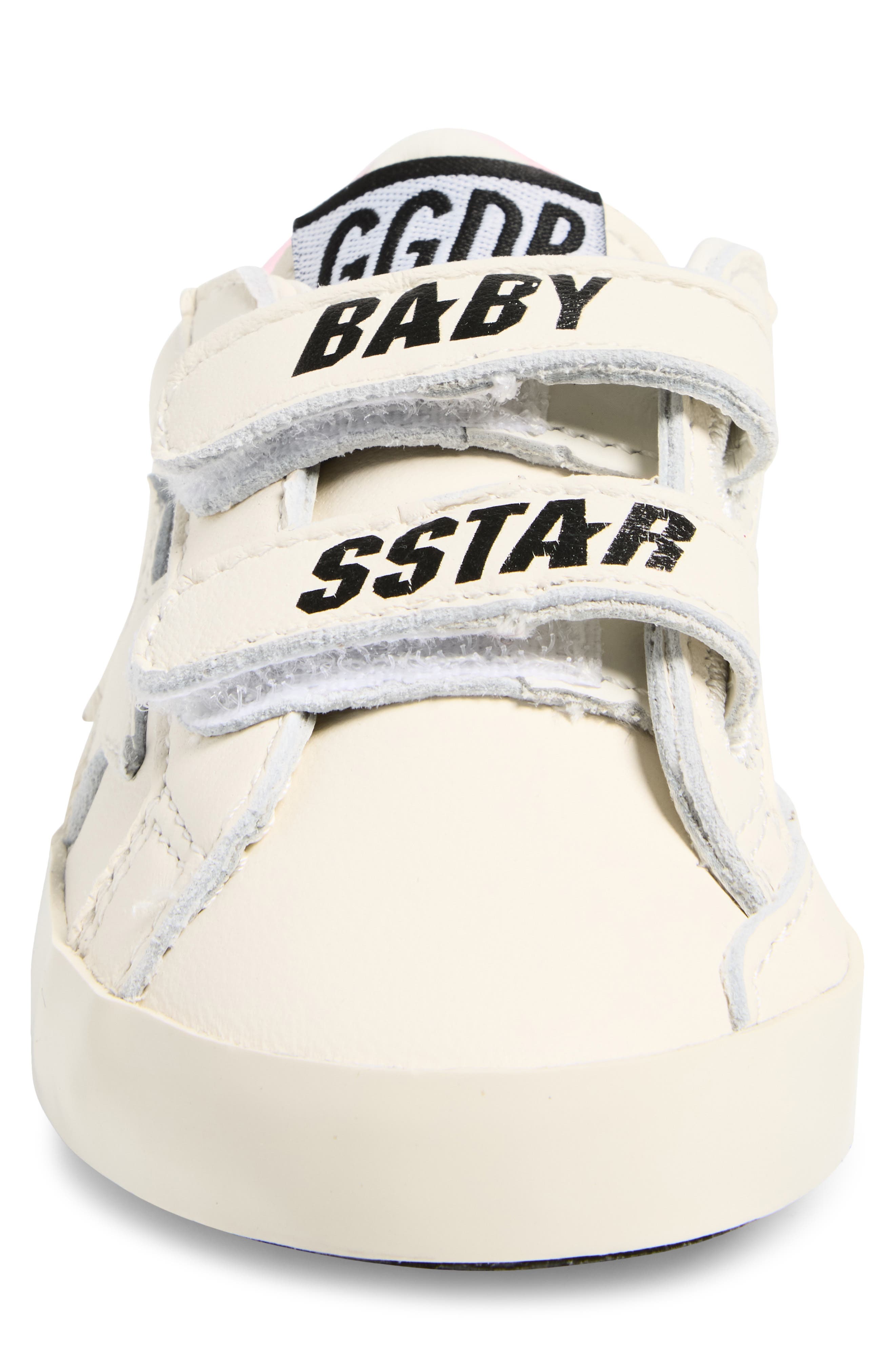 Baby School Sneaker & Socks Set, Alternate, color, WHITE/ BABY PINK