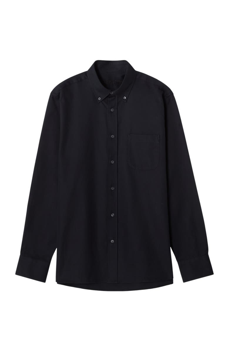 Robert Talbott Harrison Button Down Pique Shirt, Alternate, color, Black