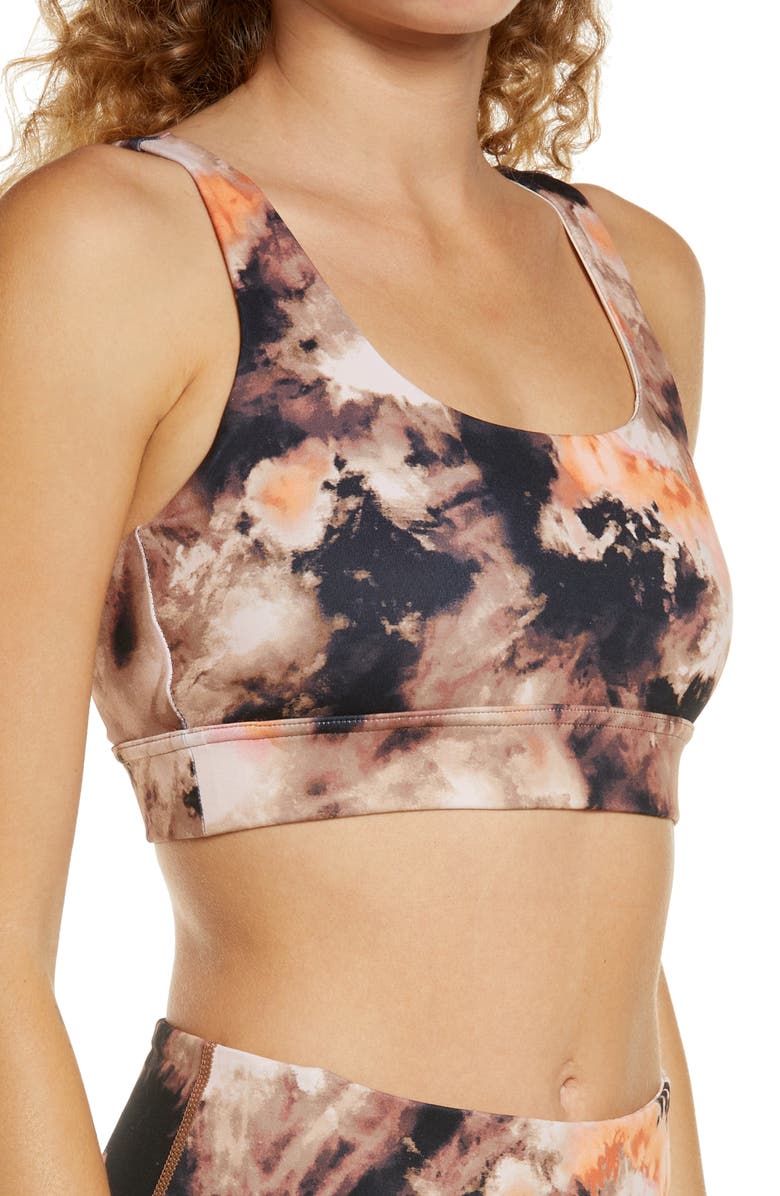 Zella Live In Print Sports Bra, Alternate, color, 