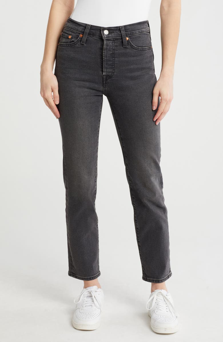 Levi's Wedgie High Waist Straight Leg Jeans, Main, color,