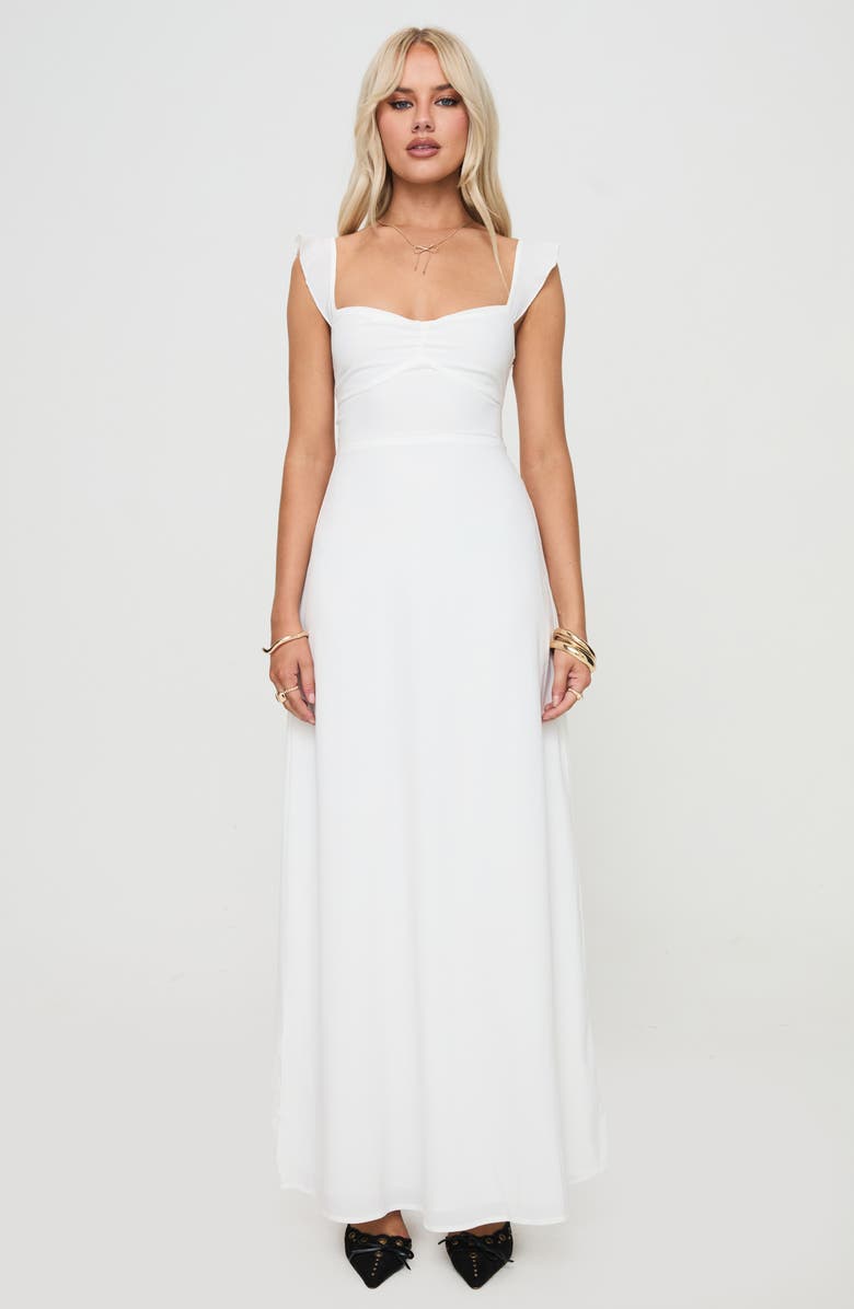 Landon Lace-Up Back Maxi Dress