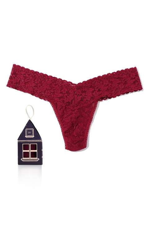 Gingerbread House Low Rise Thong