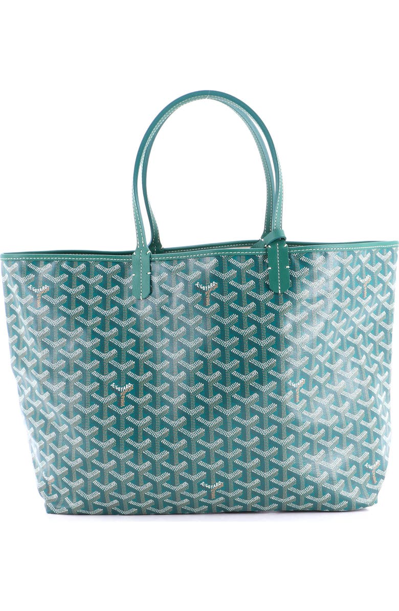 Pre-Owned Goyard Saint Louis Tote Coated Canvas PM, Main, color, Green