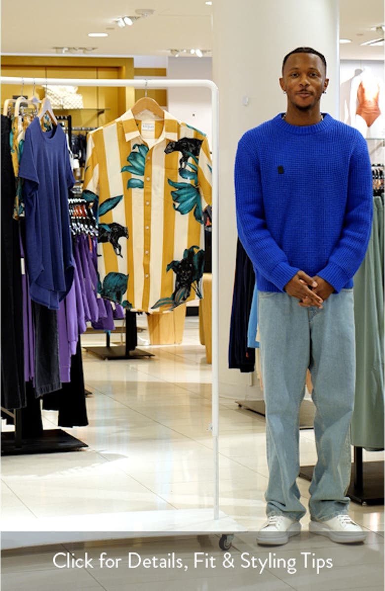 Tailored Fit Pantera Waterproof Short Sleeve Performance Button-Up Shirt, sales video thumbnail