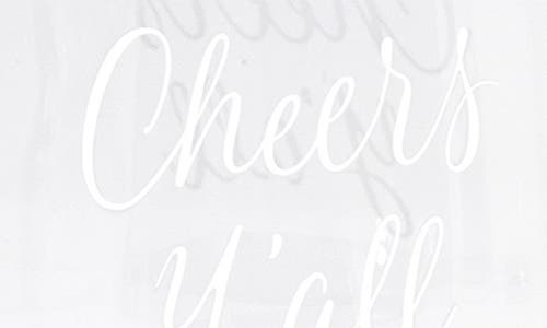 Draper James Cheers Y'all Set Of 2 Wine Glasses