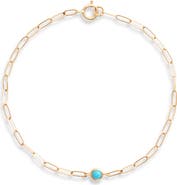 Anzie Bezel Pendant Bracelet