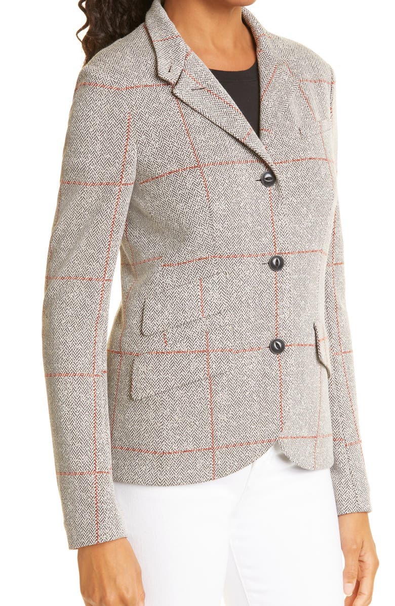 rag & bone Slade Check Blazer, Alternate, color, 