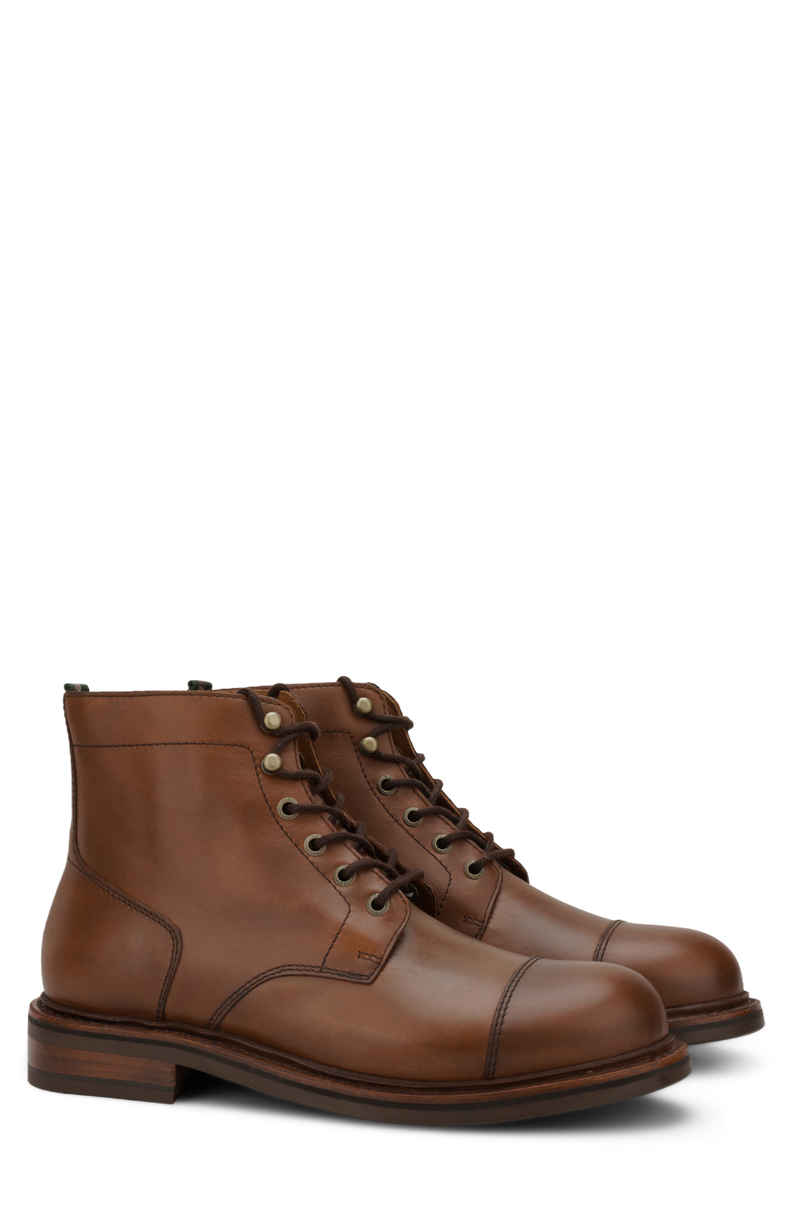 Milwaukee Boot Company Pfister Cap Toe Boot, Main, color, 