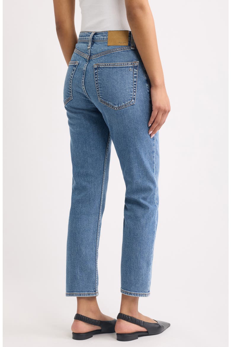 Featherweight Wren Mid Rise Ankle Slim Jeans, Alternate, color, RIVER