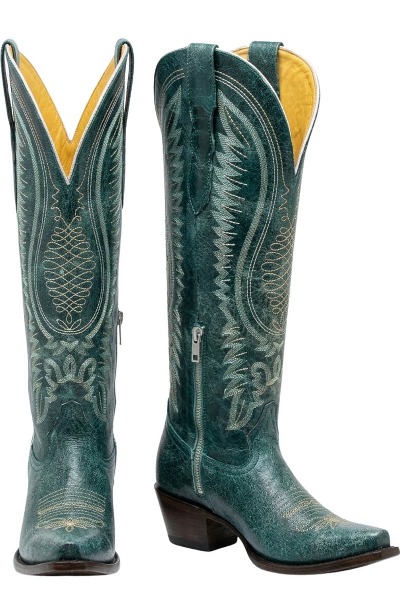 NORTALIE The Agave Western Cowboy Boot, Alternate, color, Agave