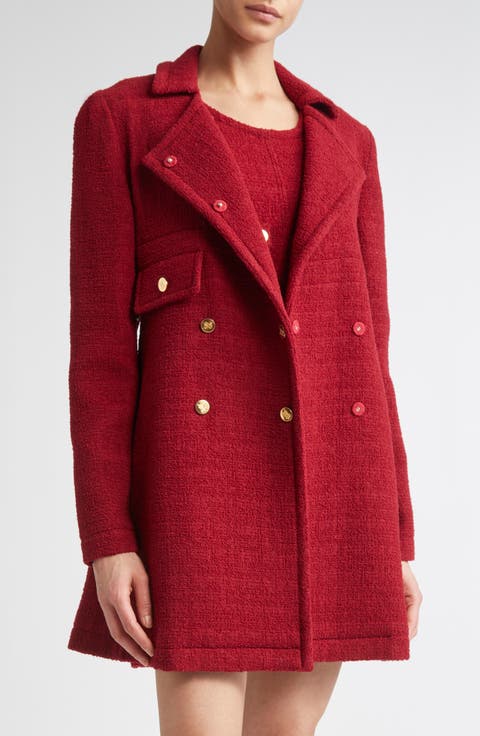 ジャケット GIAMBATTISTA VALLI Women Outer 24FWPVCA6142 09UBE 9999 Black Giambattista Valli Gabardine Coat | Black | FARFETCH