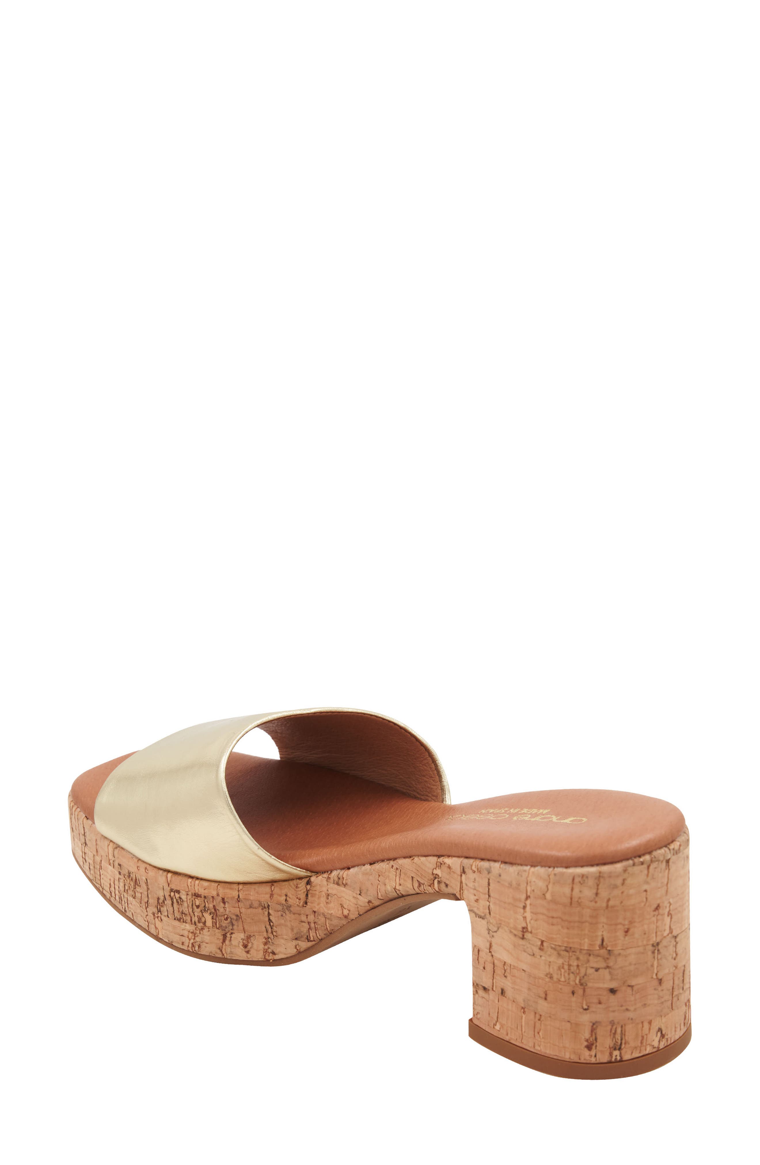 Cypress Slide Sandal, Alternate, color, GOLD