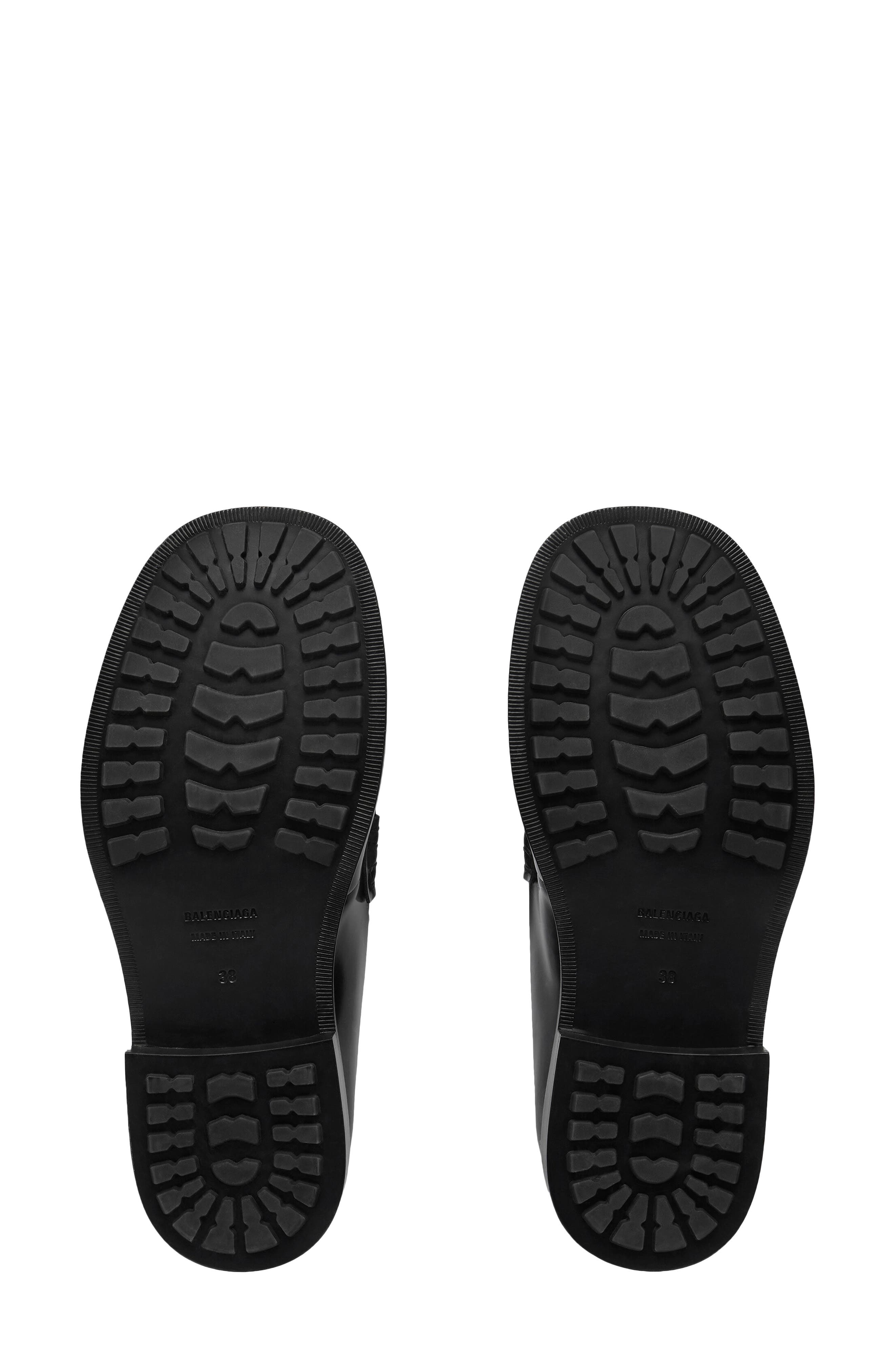 Balenciaga B Logo Comfy Loafer, Alternate, color, Black