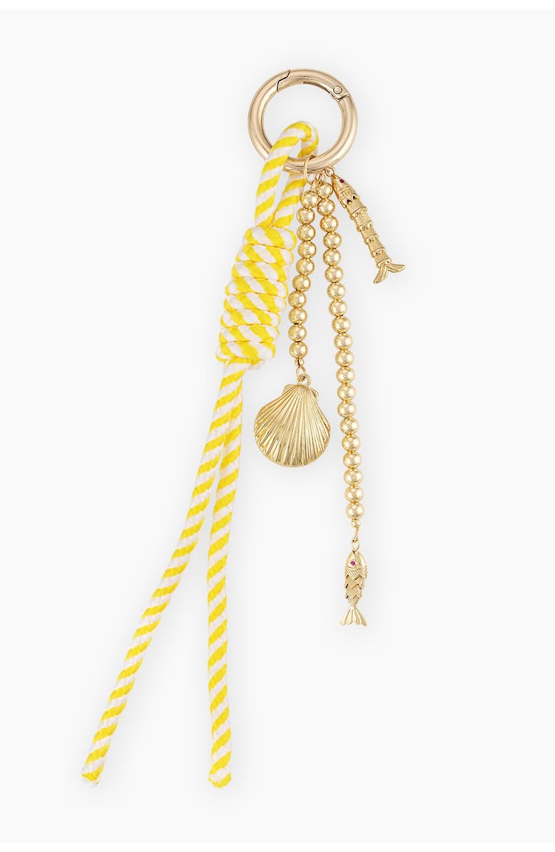 Alexa Leigh Paracord Bag charm, Main, color, Yellow Gold