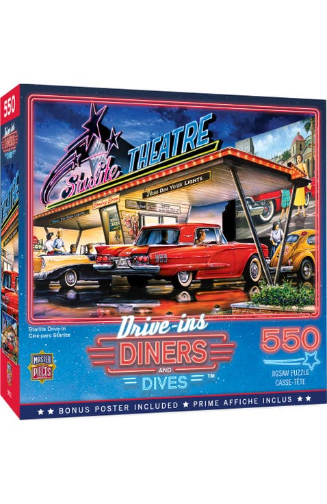 Starlite Drive-In 550 Piece Puzzle