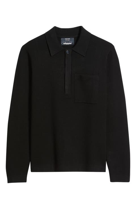 Gorbridge Long Sleeve Half Zip Performance Polo