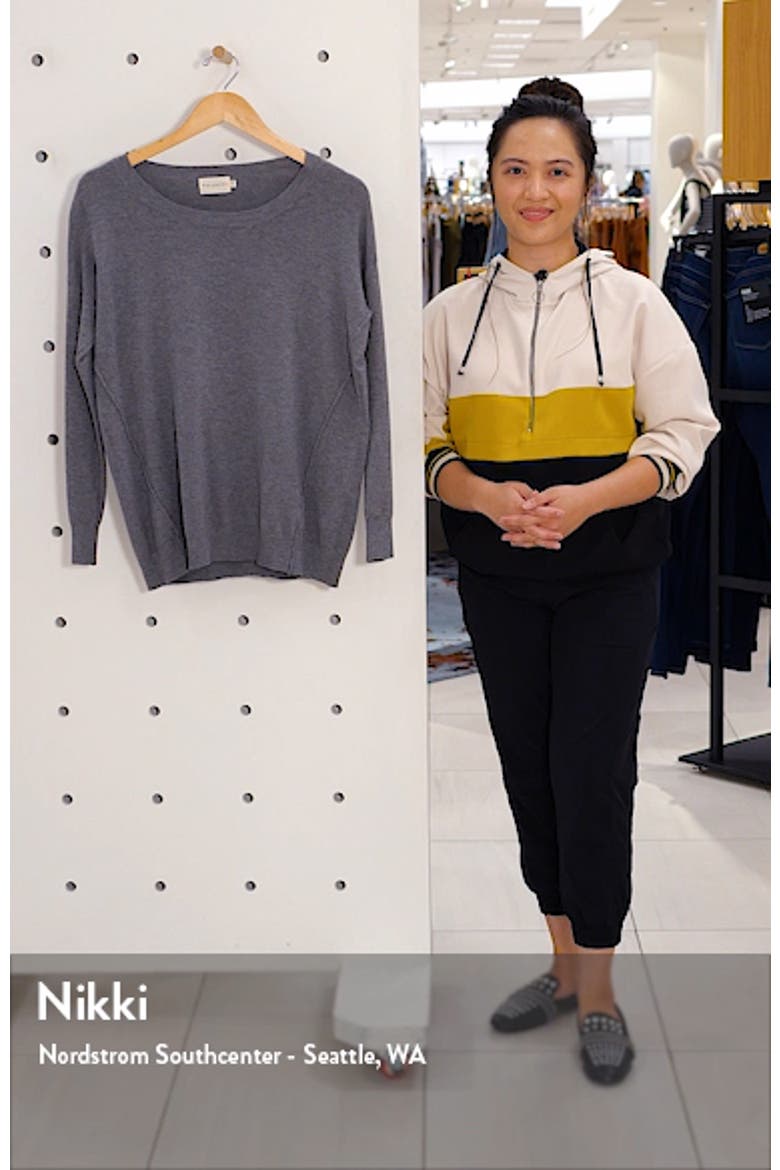 Forward Seam Tunic Sweater video