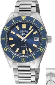 GEVRIL Mariner Row Automatic Bracelet Watch