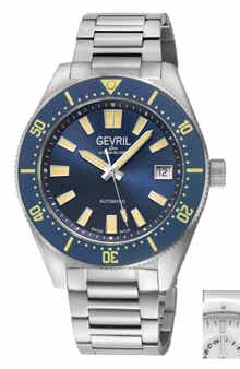 GEVRIL Mariner Row Automatic Bracelet Watch