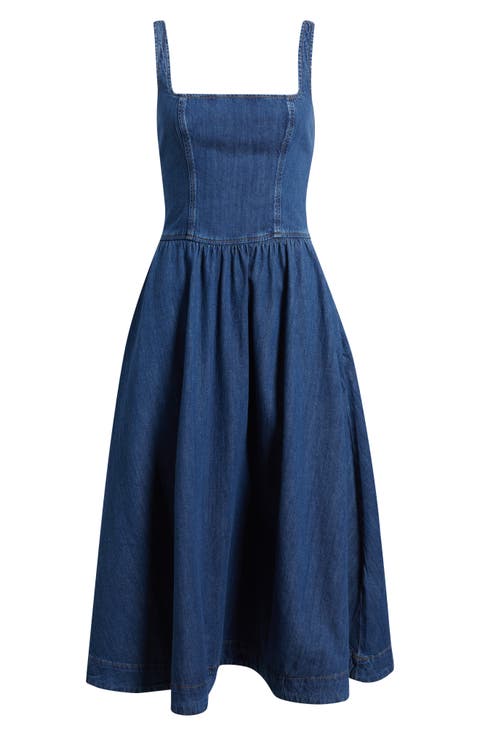 Janu Denim Midi Dress