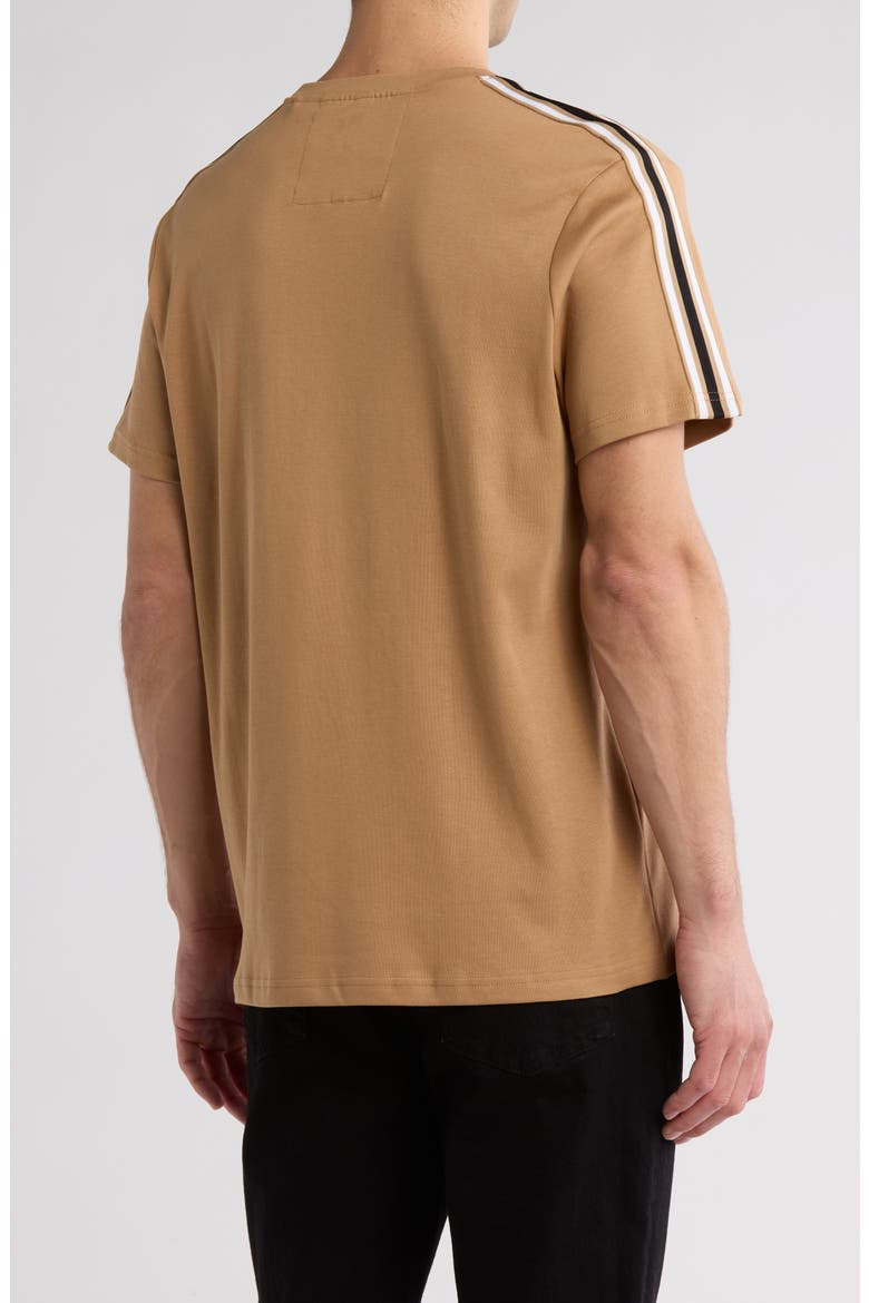 Shoulder Tap Cotton T-Shirt, Alternate, color, KHAKI