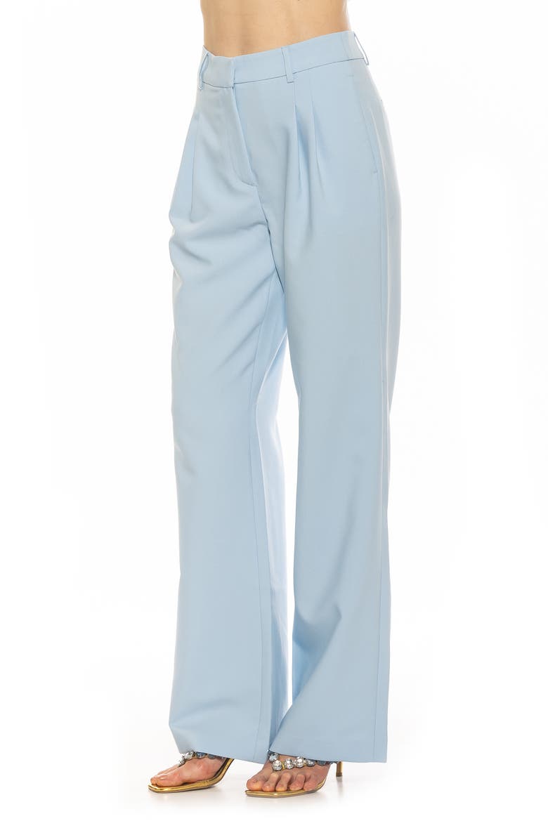 Alexia Admor Ellie Pleated Wide Leg Pants, Alternate, color, Halogen Blue