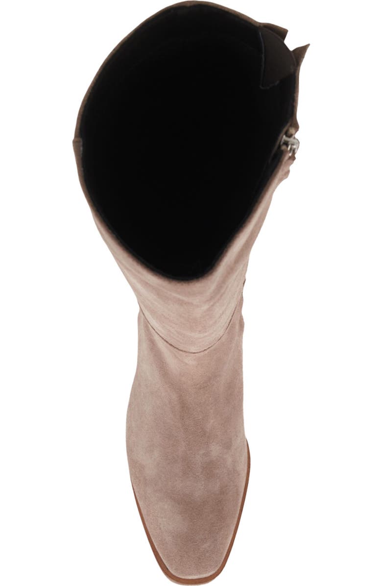 Aquatalia Ravel Waterproof Knee High Boot, Alternate, color, Light Taupe Suede