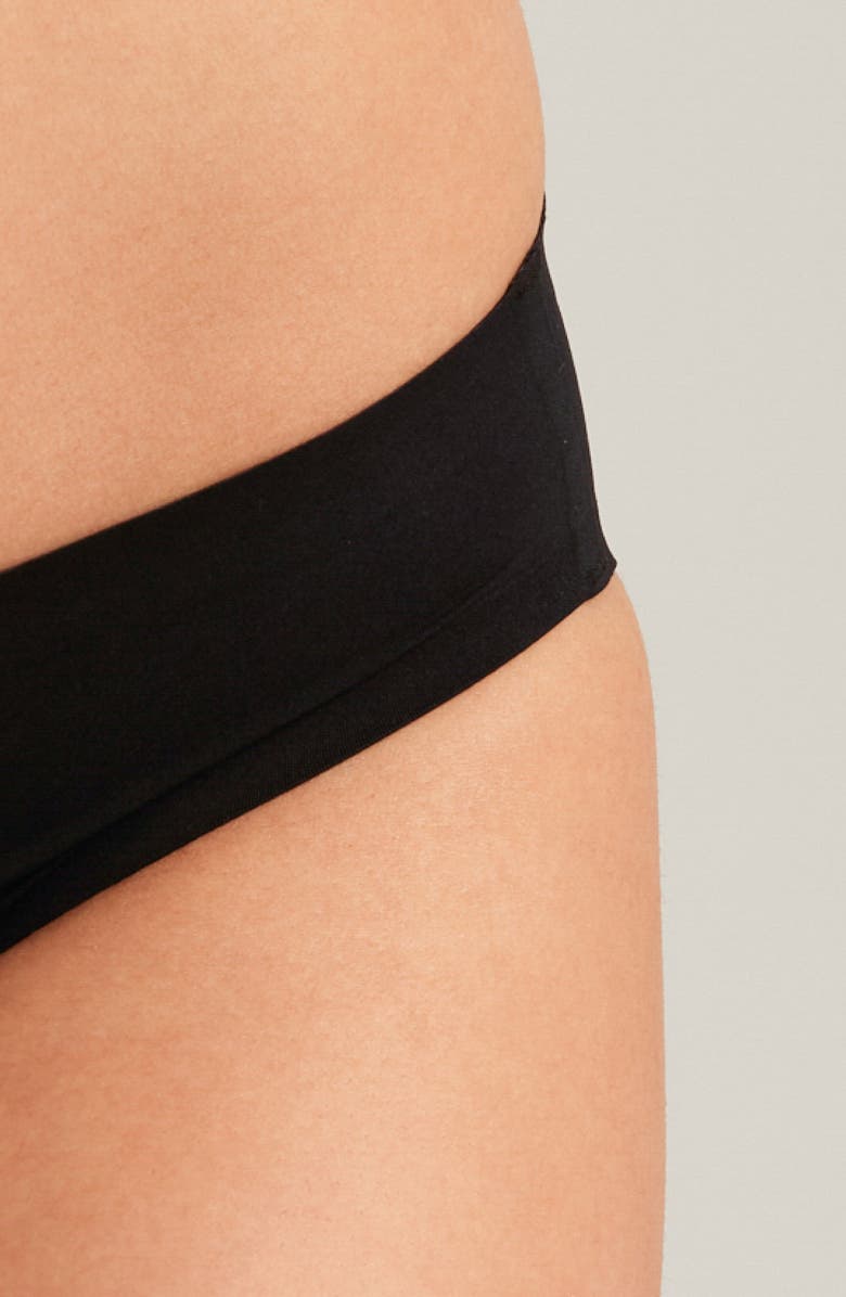 Saalt Seamless Bikini, Alternate, color, Black