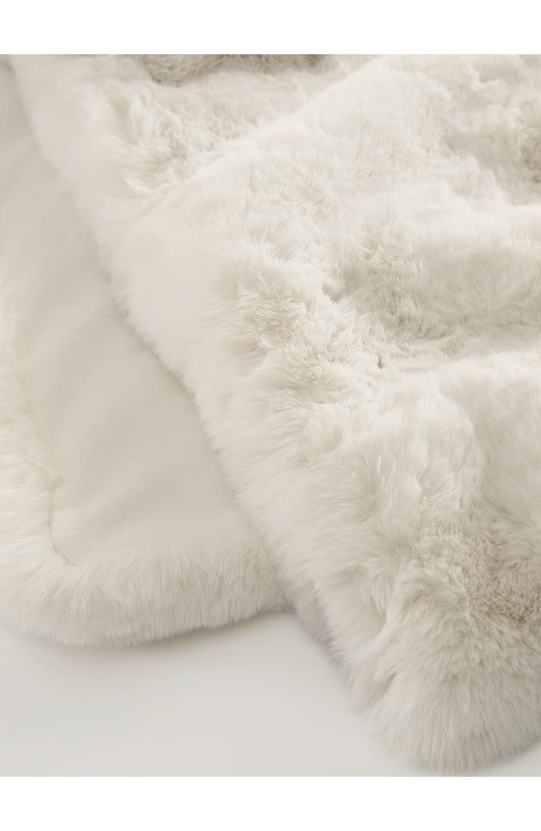 Sunday Citizen Faux Fur Bed Runner, Alternate, color, 