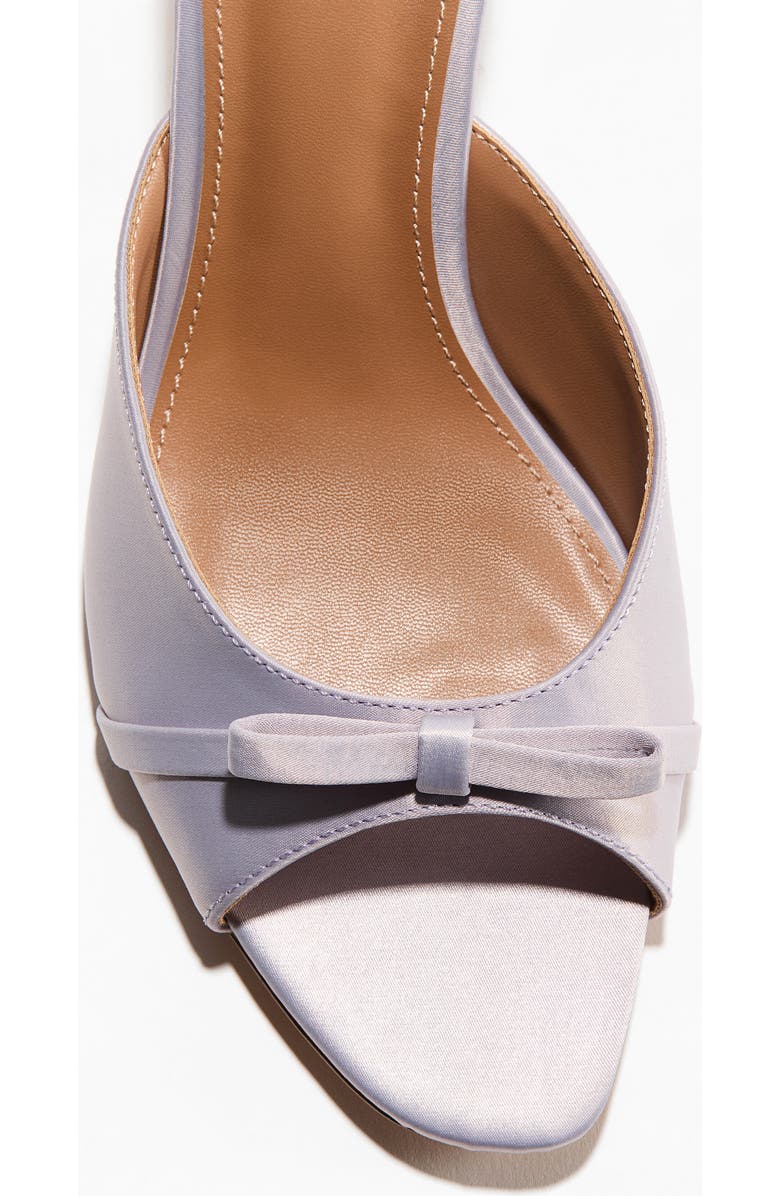 H&M Bow-detail Heeled Sandals, Alternate, color, Lilac