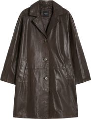 Weekend Max Mara Camino Leather Trench Coat