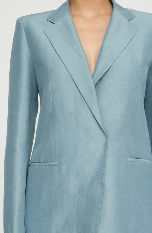 LAFAYETTE 148 LAFAYETTE 148 NEW YORK ELONGATED LINEN BLEND BLAZER 