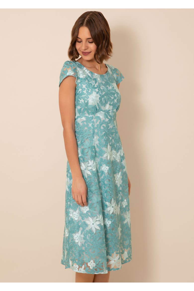 Charlotte Dress, Alternate, color, Antique Aqua