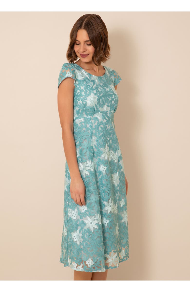 Alie Street London Charlotte Dress, Alternate, color, Antique Aqua