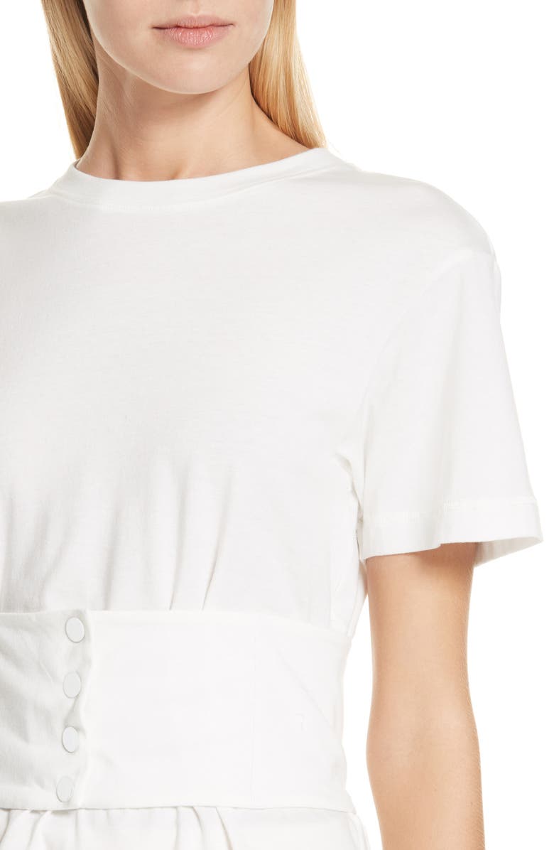 Simkhai Jonathan Simkhai Corset Tee, Alternate, color, 