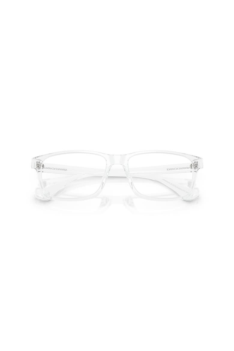 56mm Rectangle optical glasses, Alternate, color, Transparent