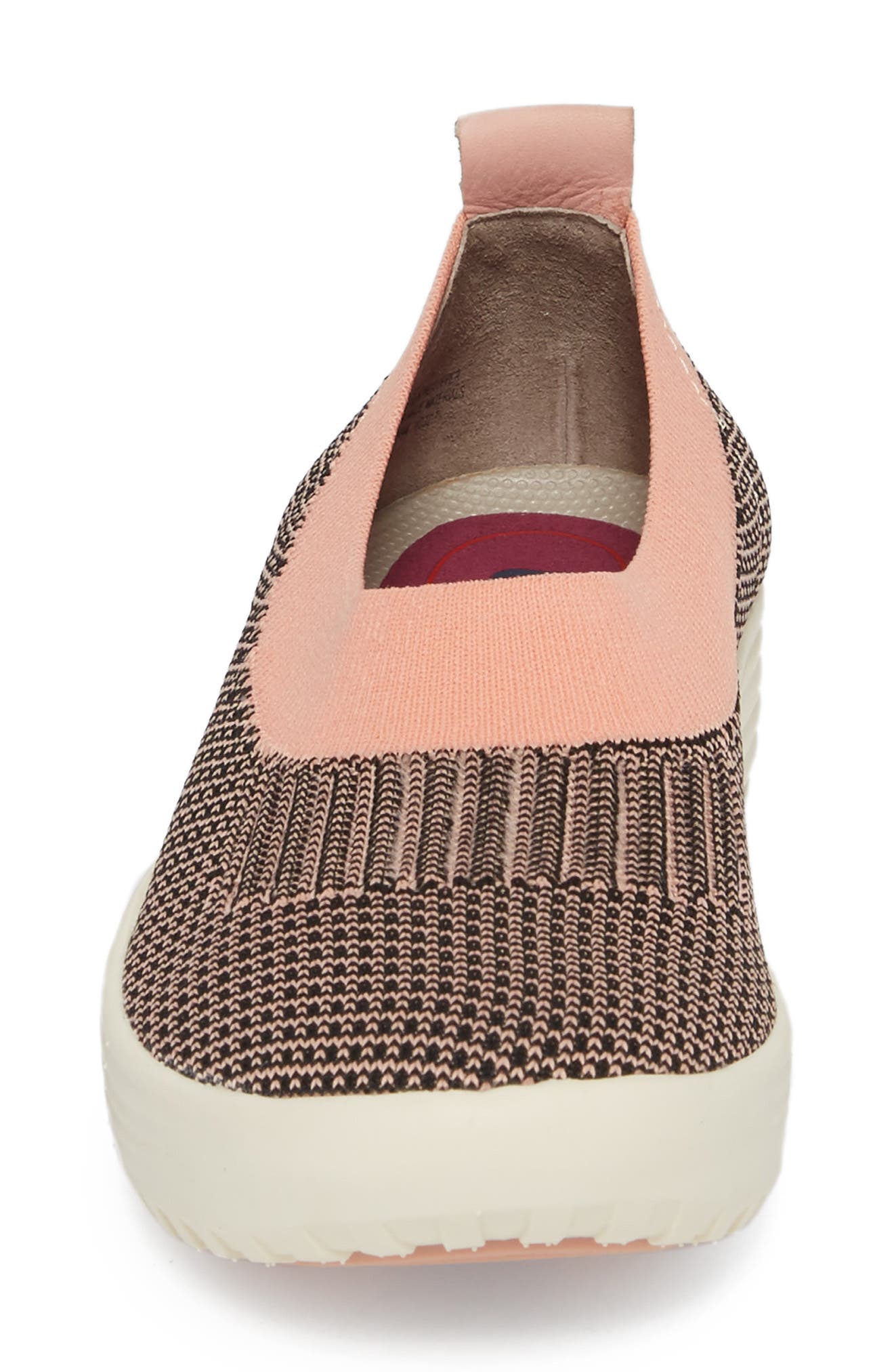 Merigold Slip-On Sock Fit Sneaker, Alternate, color, PINK/ BLACK KNIT FABRIC