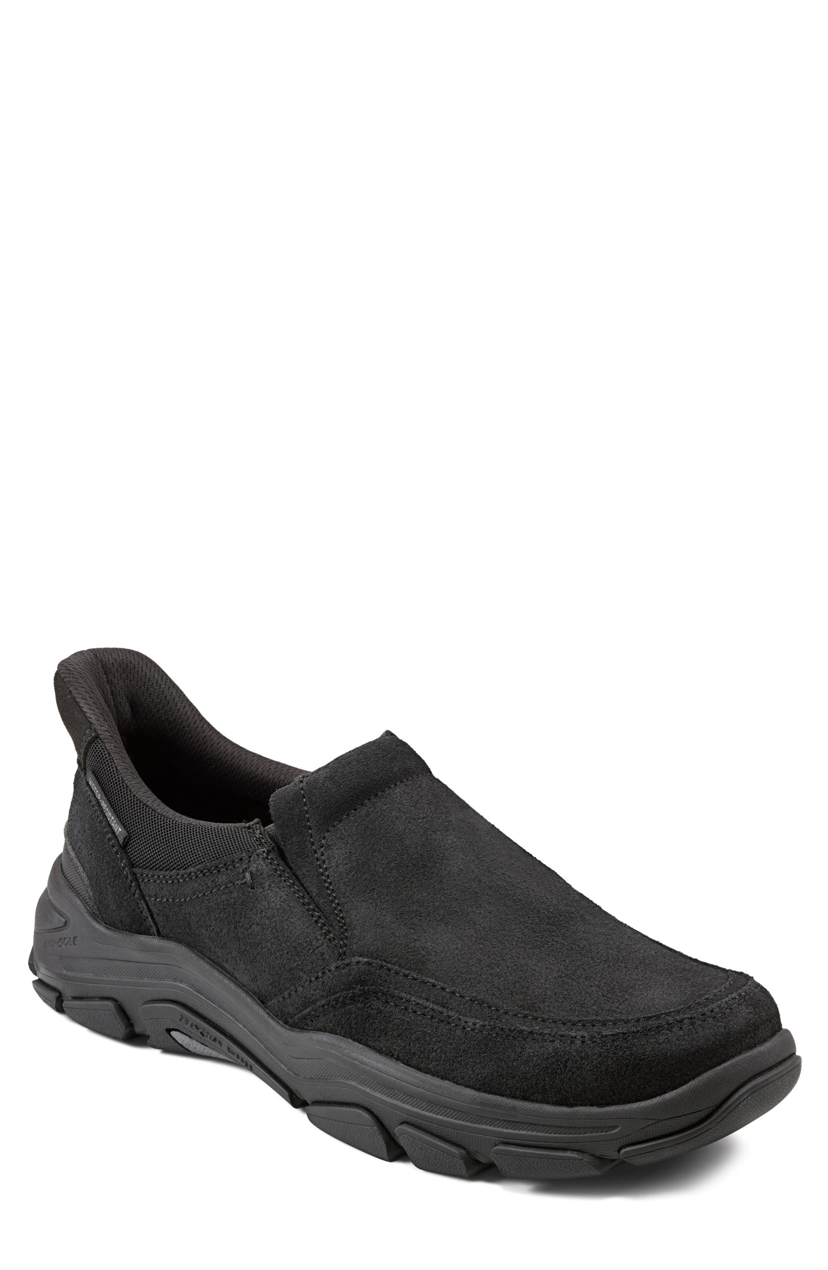 Rockport Reece Water Resistant Slip-On, Main, color, Black