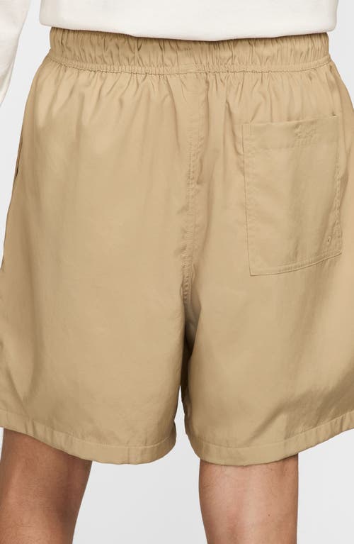 Nike Club Woven Flow Shorts In Brown
