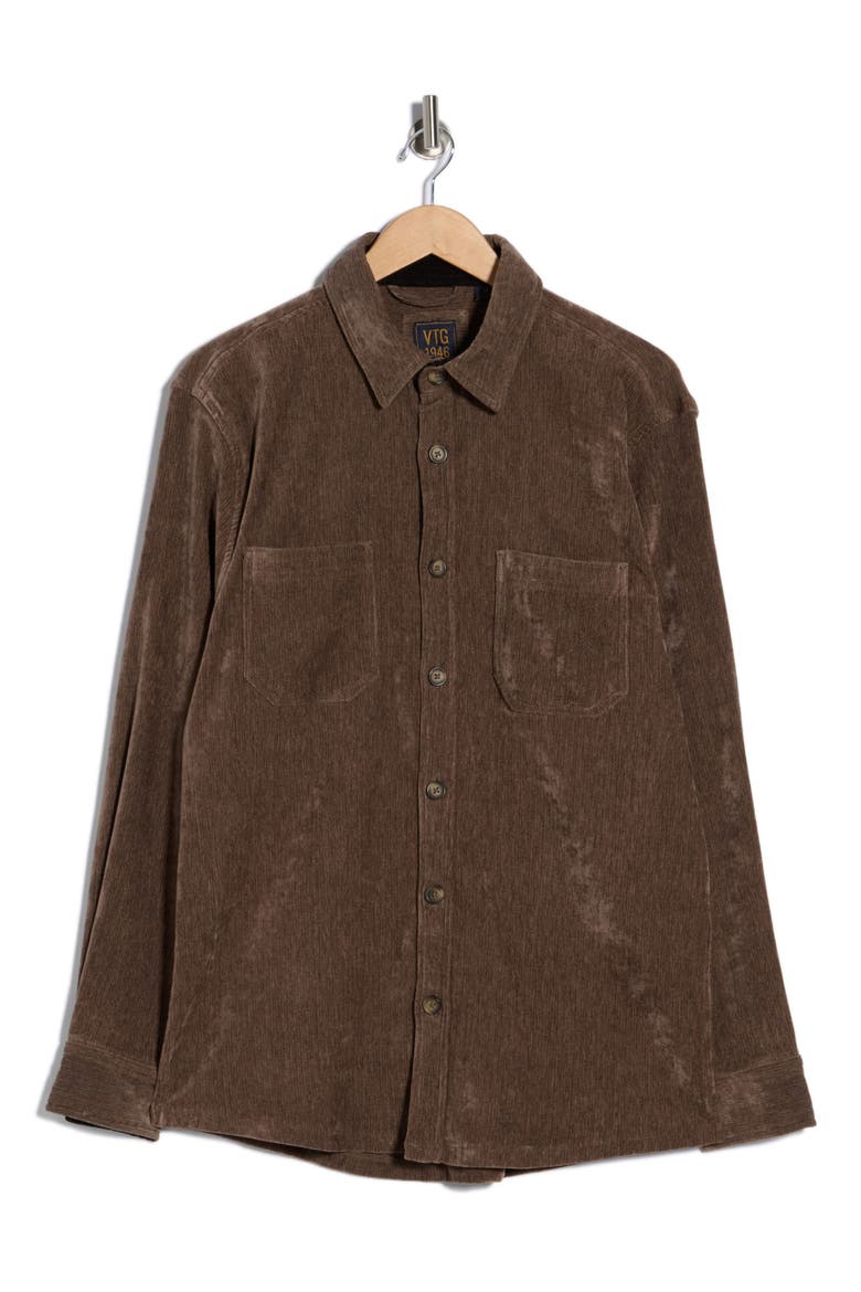 Chenille Shirt Jacket, Alternate, color, TAUPE