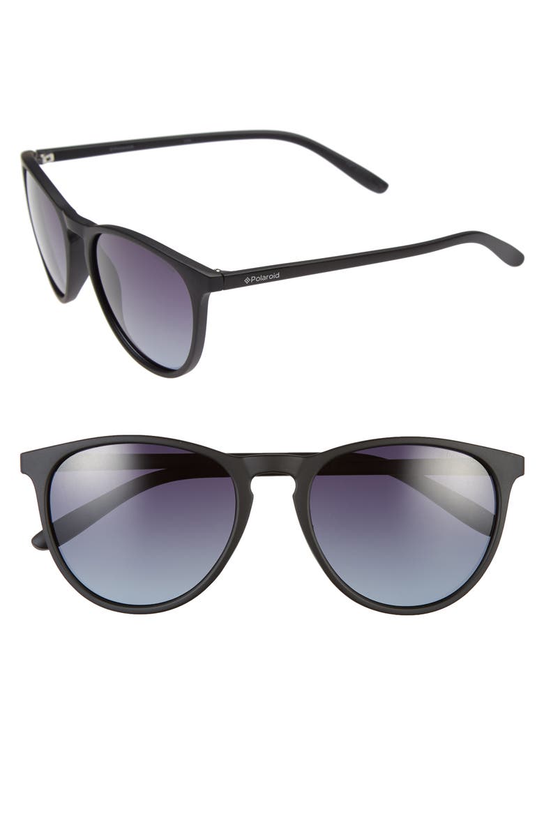 Eyewear 54mm Polarized Sunglasses, Alternate, color, BLACK/ GRADIENT/ POLARIZED