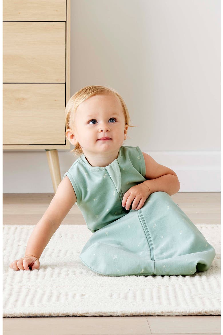 1.0 Tog Organic Wearable Blanket, Alternate, color, SAGE