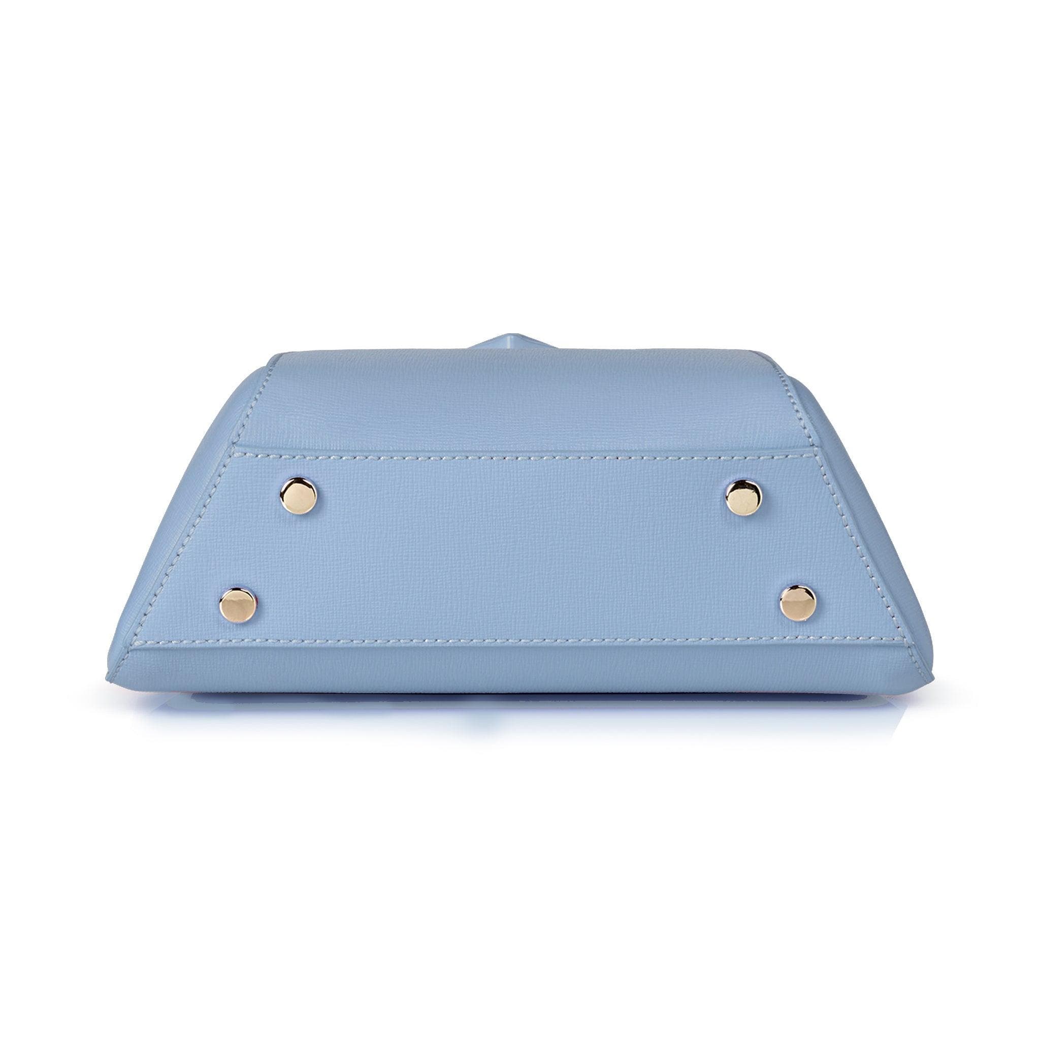 DESERI Rosa Mini Monochrome Handbag, Alternate, color, Light Blue