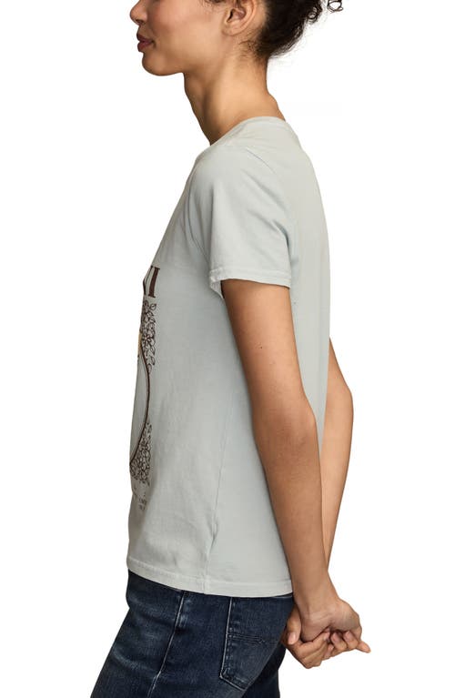 Lucky Brand Women's Espresso Martini Classic Crew Neck T-shirt In Green