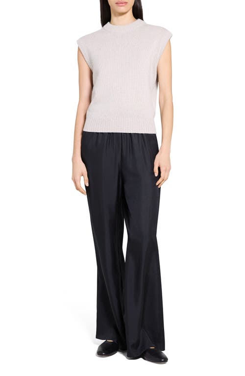 Theory Relaxed Cashmere & Wool Sweater Vest In Gray