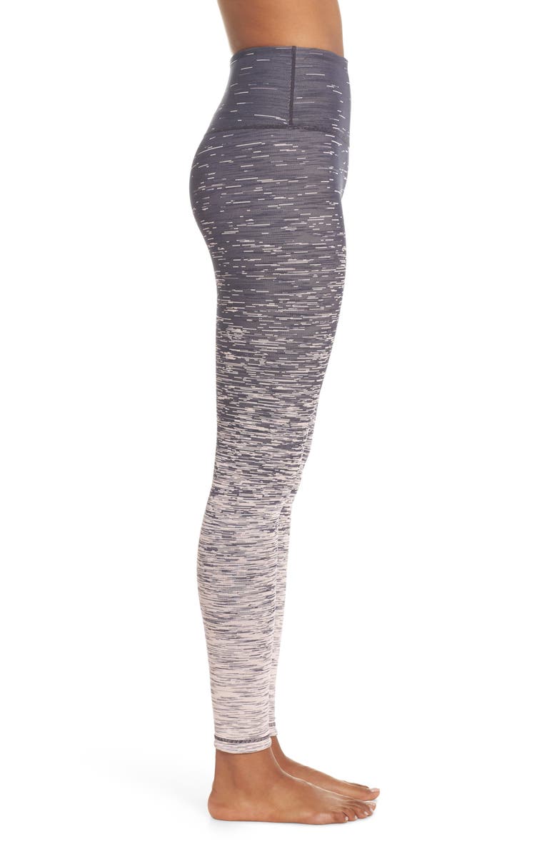 Zella Static High Waist Reversible Leggings, Alternate, color, 