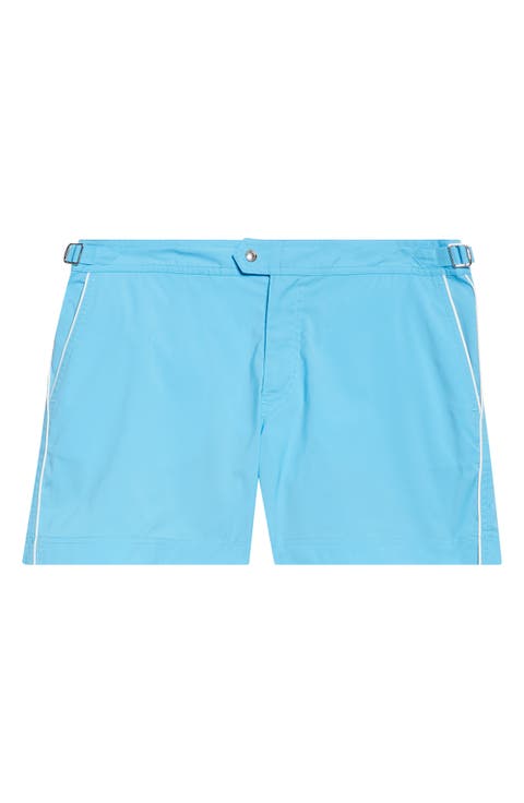 Microcompact Poplin Swim Trunks